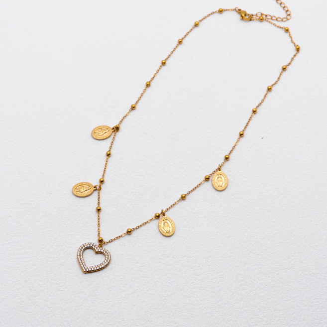 COLLAR ZO12777N Dorado Acero Inoxidable -E44