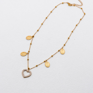 COLLAR ZO12777N Dorado Acero Inoxidable -E44