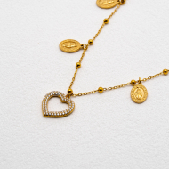 COLLAR ZO12777N Dorado Acero Inoxidable -E44