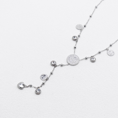 COLLAR ZO13174N Plateado Acero Inoxidable 2D46