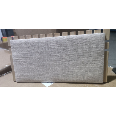 Exhibidor para collares en forma de L en yute estilo rústico RY0313033