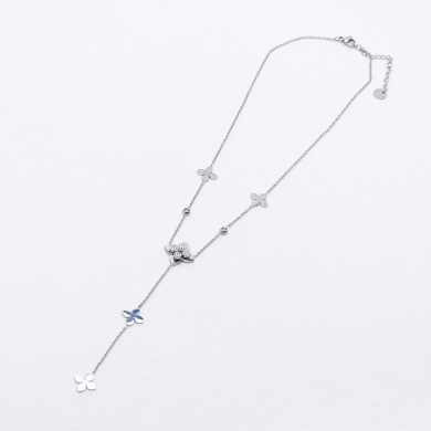 COLLAR ZO13554N Plateado Acero Inoxidable 2D12