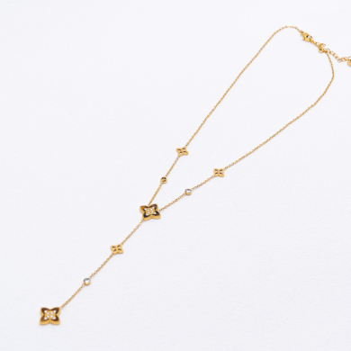 COLLAR ZO13728N Dorado Cafe Acero Inoxidable 2D35