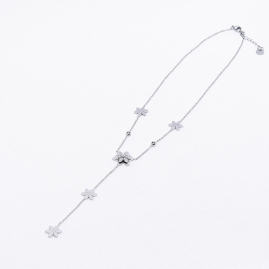 COLLAR ZO13562N Plateado Acero Inoxidable 2D49