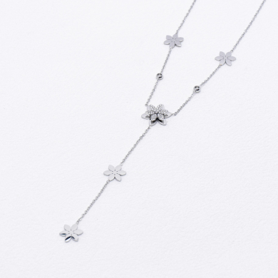 COLLAR ZO13562N Plateado Acero Inoxidable 2D49