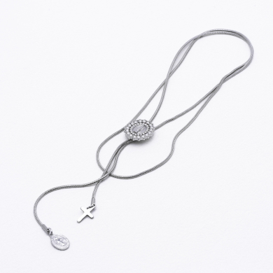 COLLAR ZO13007N Plateado Acero Inoxidable 2D25