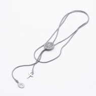 COLLAR ZO13007N Plateado Acero Inoxidable 2D25