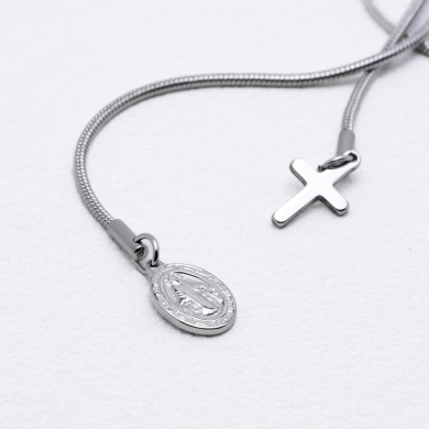 COLLAR ZO13007N Plateado Acero Inoxidable 2D25