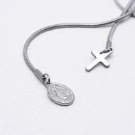 COLLAR ZO13007N Plateado Acero Inoxidable 2D25