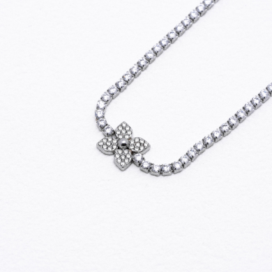 COLLAR ZO13132N Plateado Acero Inoxidable 2D46