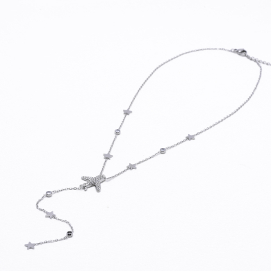 COLLAR ZO13424N Plateado Acero Inoxidable E45