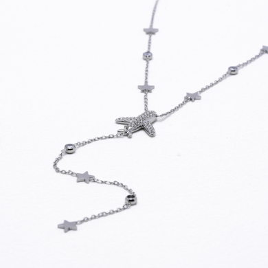 COLLAR ZO13424N Plateado Acero Inoxidable E45