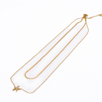 COLLAR ZO13613N Dorado Acero Inoxidable 2D37