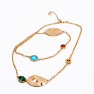 COLLAR ZO12776N D Multicolor Acero Inoxidable -2D11