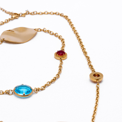 COLLAR ZO12776N D Multicolor Acero Inoxidable -2D11