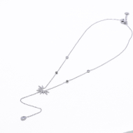 COLLAR ZO13218N Plateado Acero Inoxidable -2D24