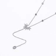 COLLAR ZO13218N Plateado Acero Inoxidable -2D24