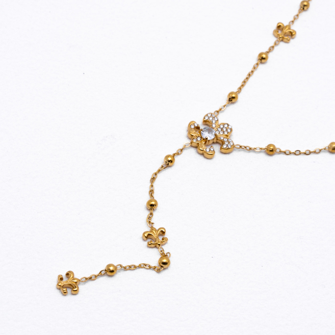 COLLAR ZO13175N Dorado Acero Inoxidable -2D42