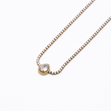 COLLAR ZO13142N Dorado Acero Inoxidable 2D16