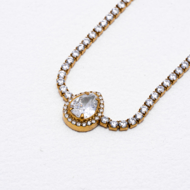 COLLAR ZO13142N Dorado Acero Inoxidable 2D16