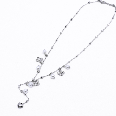 COLLAR ZO13178N Plateado Acero Inoxidable E35