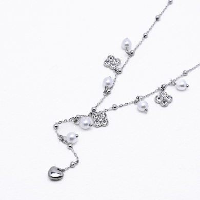 COLLAR ZO13178N Plateado Acero Inoxidable E35