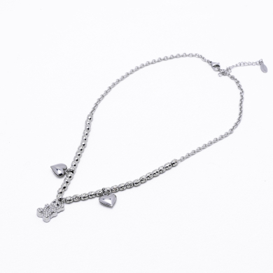 COLLAR ZO13128N Plateado Acero Inoxidable 2D48