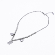 COLLAR ZO13128N Plateado Acero Inoxidable 2D48
