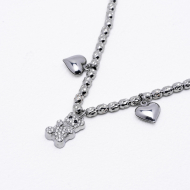 COLLAR ZO13128N Plateado Acero Inoxidable 2D48