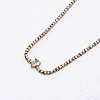 COLLAR ZO13136N Dorado Acero Inoxidable 2D16