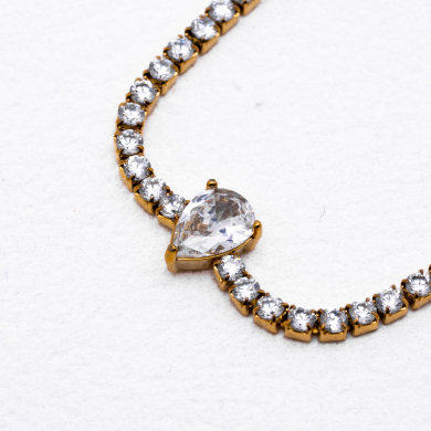 COLLAR ZO13136N Dorado Acero Inoxidable 2D16