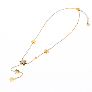 COLLAR ZO13562N Dorado Acero Inoxidable 2D49