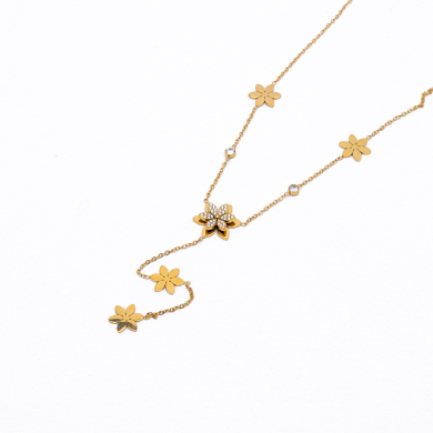 COLLAR ZO13562N Dorado Acero Inoxidable 2D49