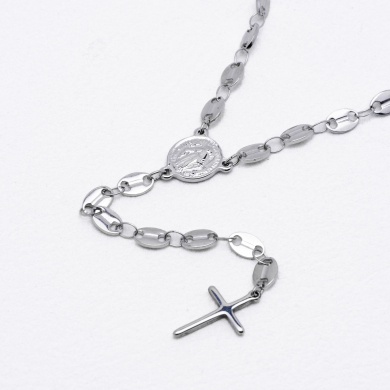 COLLAR ZO14332N Plateado Acero Inoxidable 2D25