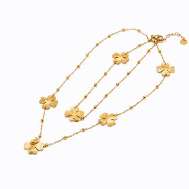 COLLAR ZO13781N Dorado Acero Inoxidable 2D12