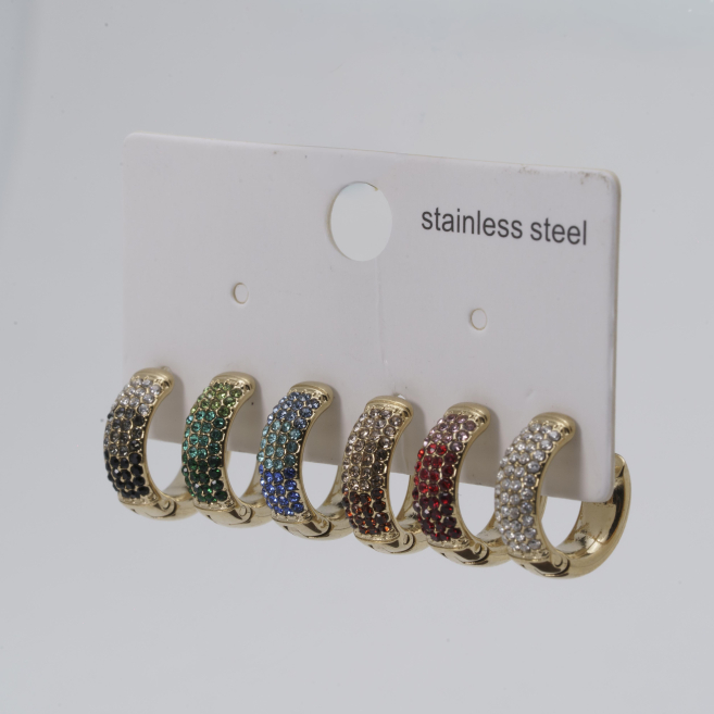 ARETES ZO12803E Dorado Multicolor Acero -F46