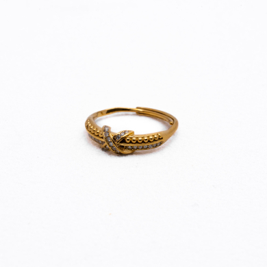 ANILLO ZO15057R Dorado Acero Inoxidable A14