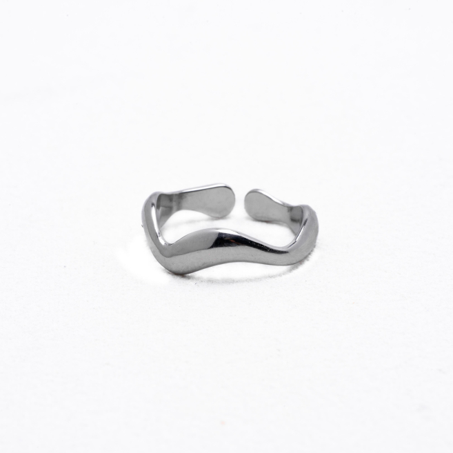 ANILLO ZO14144R Plateado Acero Inoxidable 2A21