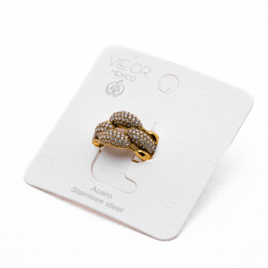 ANILLO ZO15056R Dorado Acero Inoxidable A14