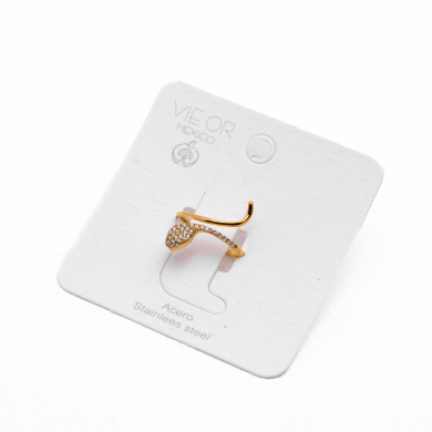 ANILLO ZO15058R Dorado Acero Inoxidable A14