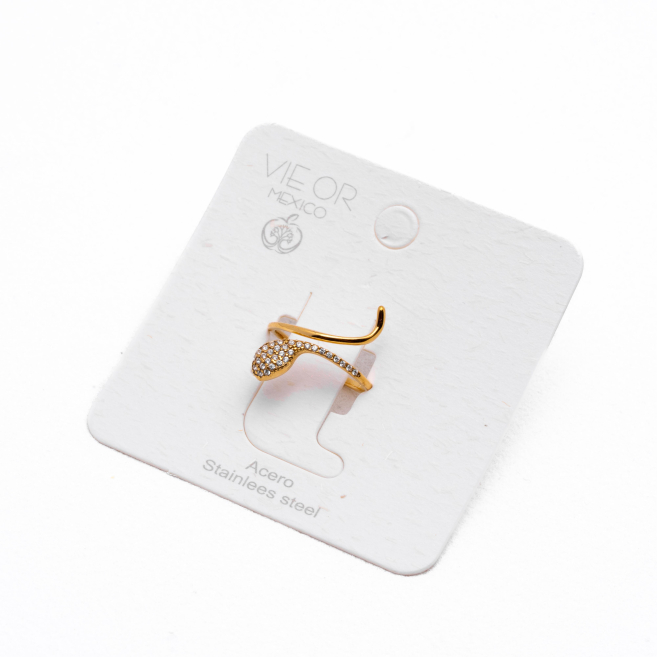 ANILLO ZO15058R Dorado Acero Inoxidable A14