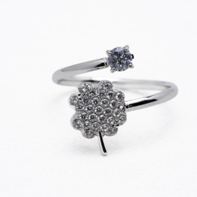 ANILLO ZO13582R Plateado Acero Inoxidable A14