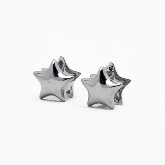ARETES ZO10024E Plateado Acero Inoxidable -G32