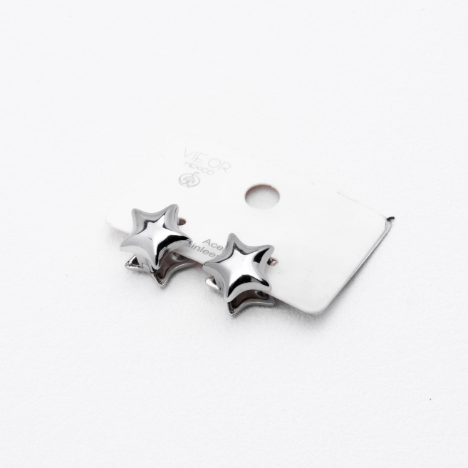 ARETES ZO10024E Plateado Acero Inoxidable -G32