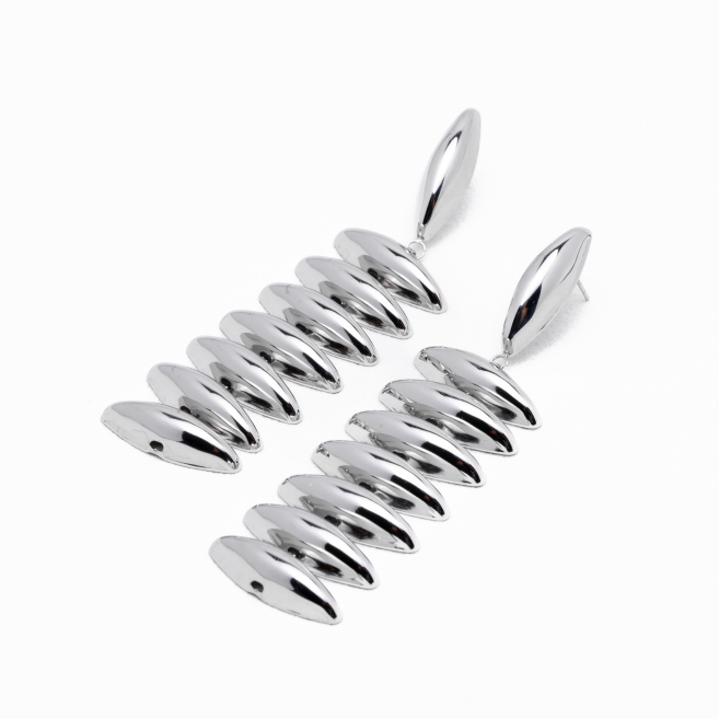 ARETES ZO12690E390 Plateado Acero Inoxidable G37