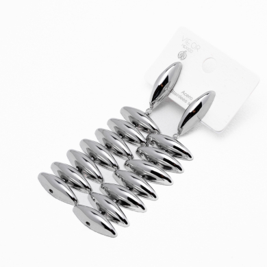 ARETES ZO12690E390 Plateado Acero Inoxidable G37