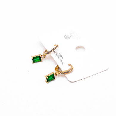 ARETES ZO13926E Dorado Verde Acero Inoxidable G35