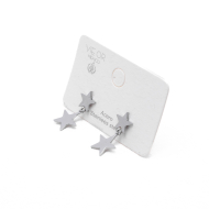 ARETES ZO1274E Plateado Acero Inoxidable G310