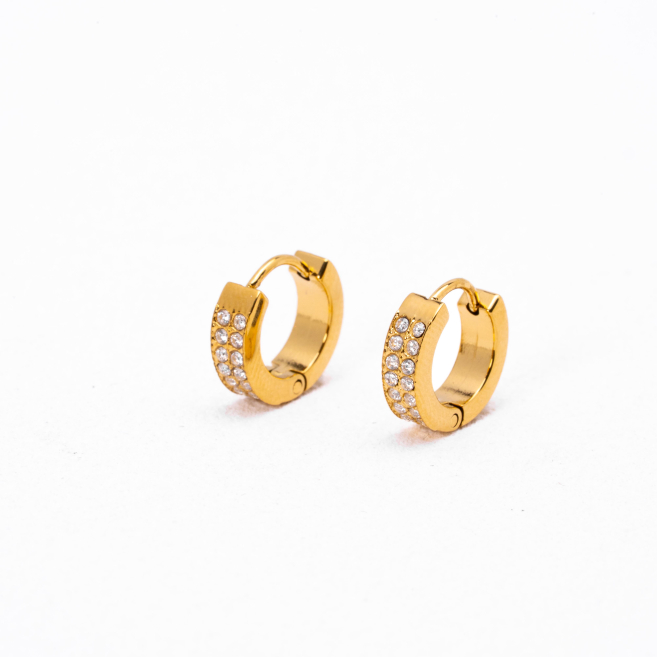 ARETES ZO10539E/8MM/200 Dorado Acero Inoxidable F23