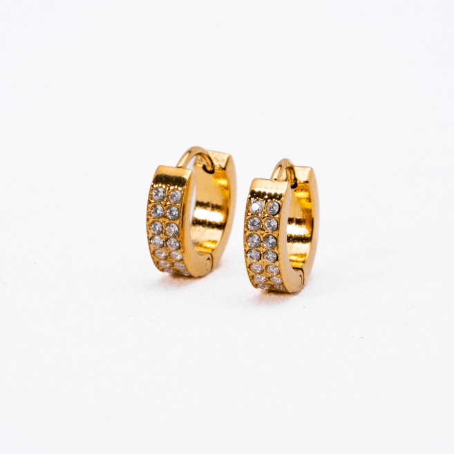ARETES ZO10539E/8MM/200 Dorado Acero Inoxidable F23
